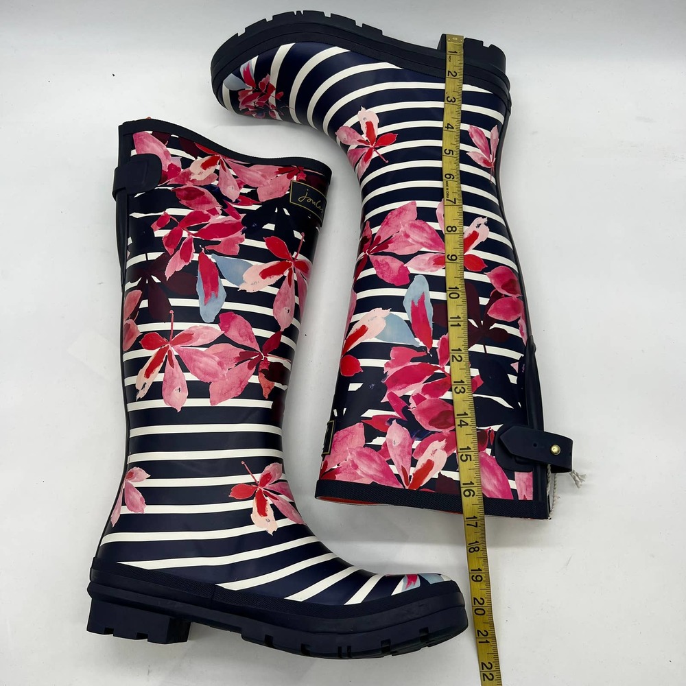 Joules Rain Boots Z_WELLYPRNT Printed FNCLVST US 10 - Picture 6 of 10